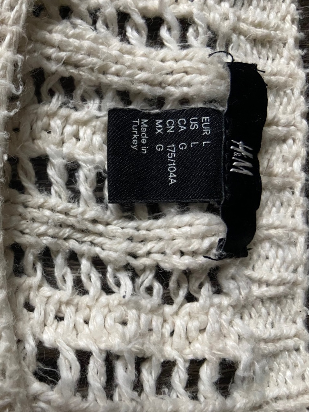 Beige knit pullover - Picture 3 of 4